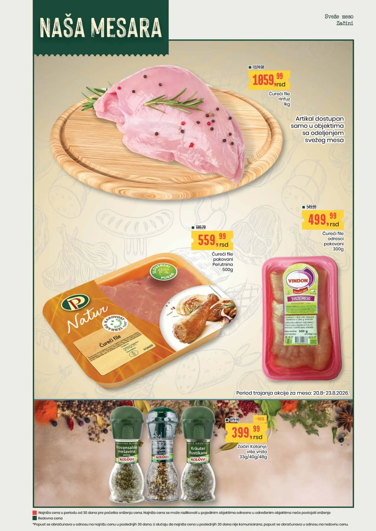 Aroma katalog akcija strana 3 – važi od 20.8. do 2.9.2026.