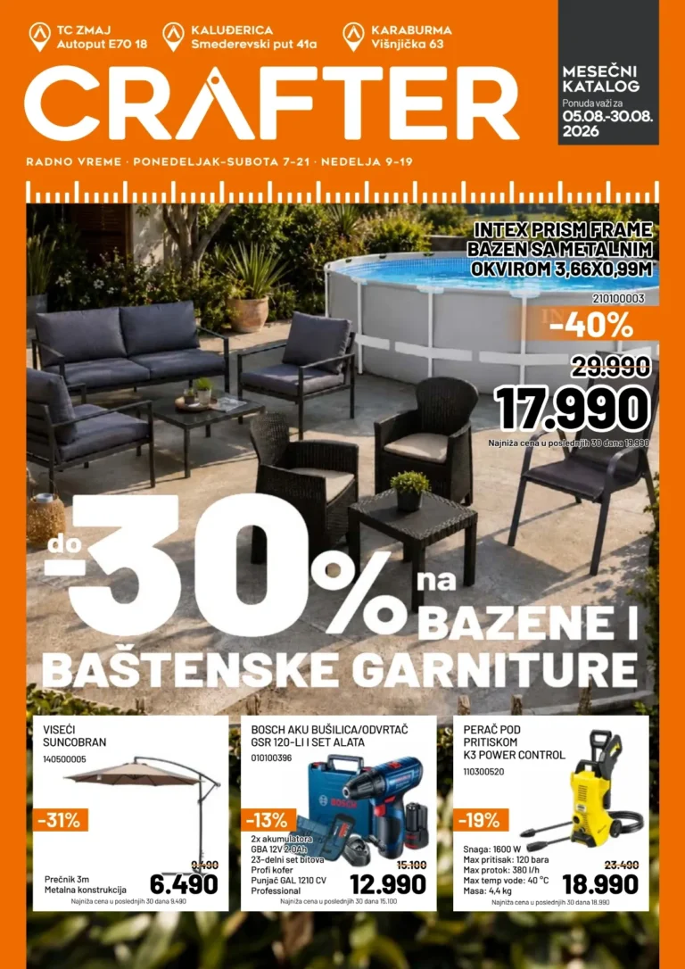 Crafter katalog akcija strana 1