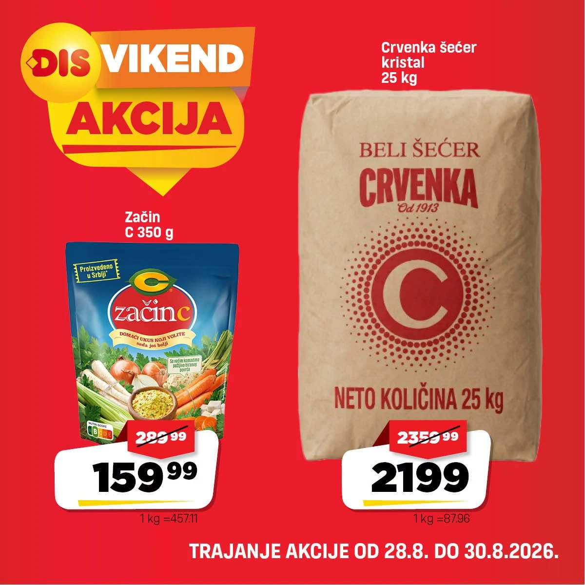 DIS katalog akcija strana 5 – važi od 28.8. do 30.8.2026.