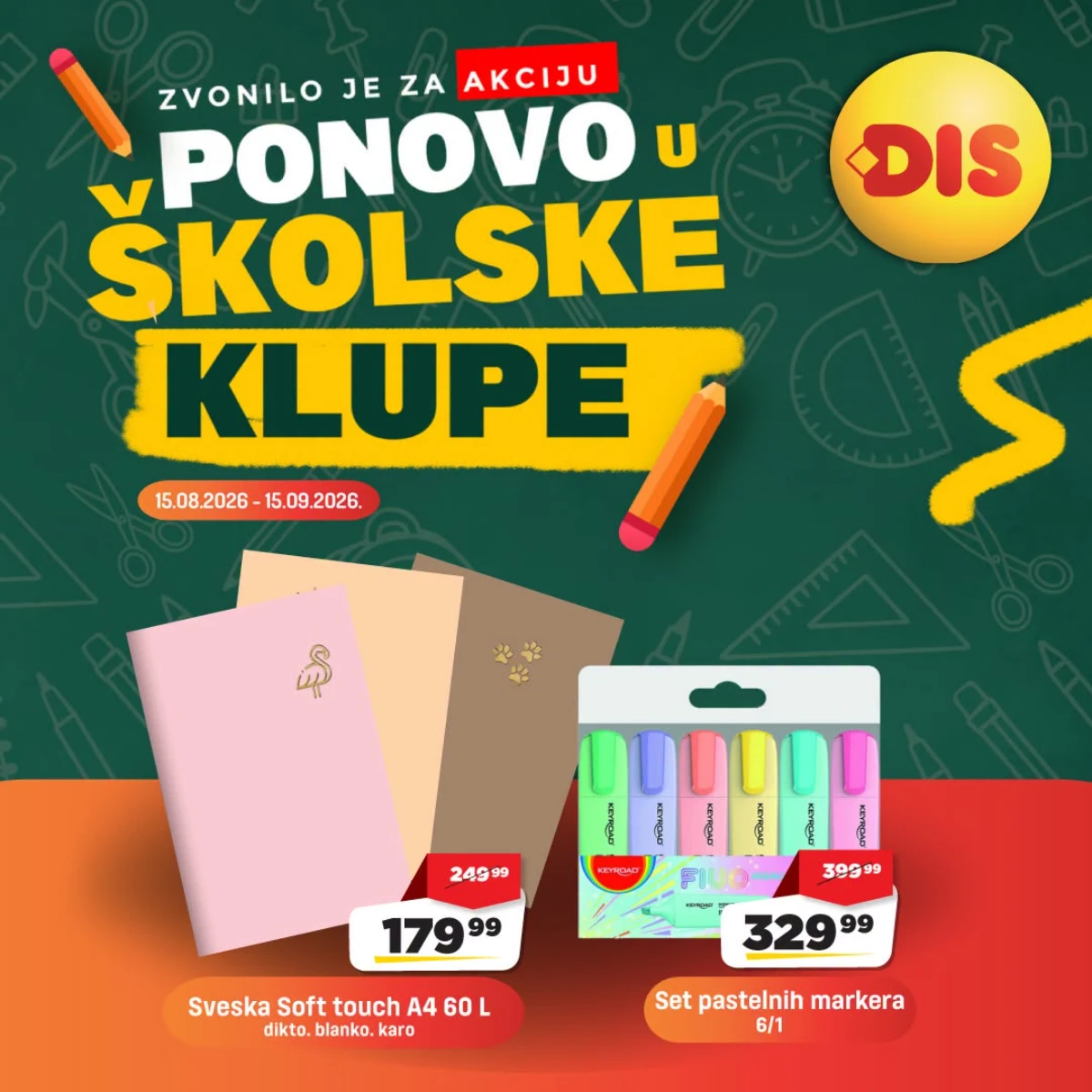 DIS katalog akcija strana 6 – važi od 15.8. do 15.9.2026.