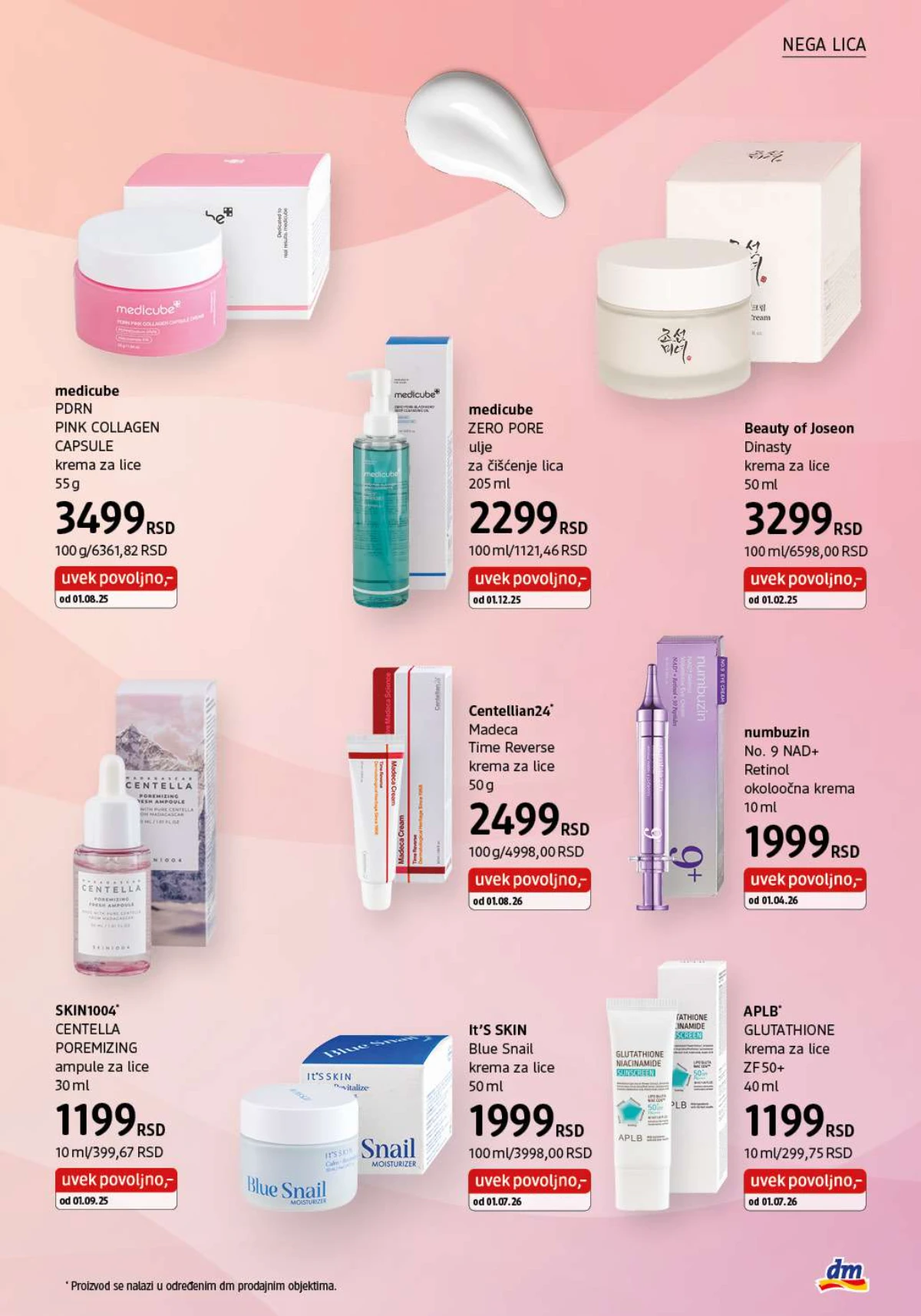 DM katalog akcija strana 13 – važi od 1.8. do 31.8.2026.