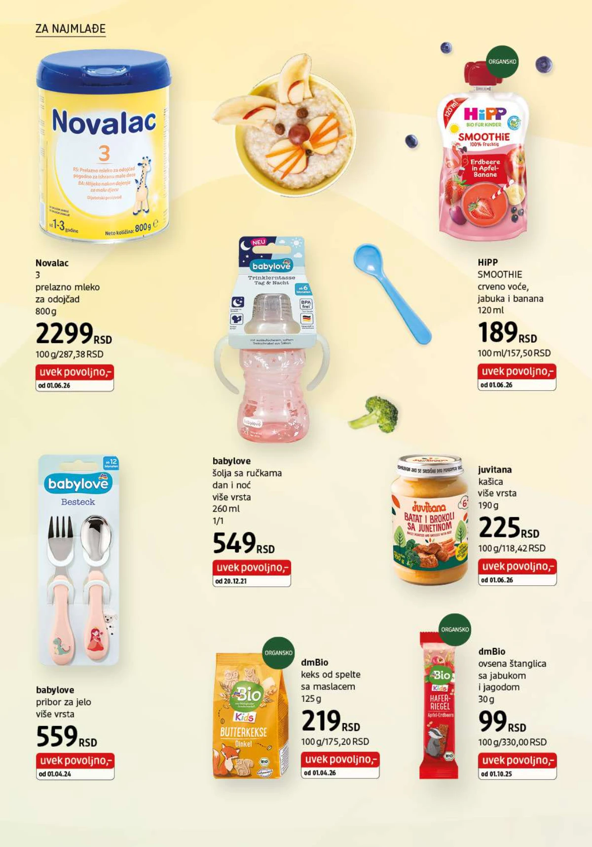 DM katalog akcija strana 34 – važi od 1.8. do 31.8.2026.
