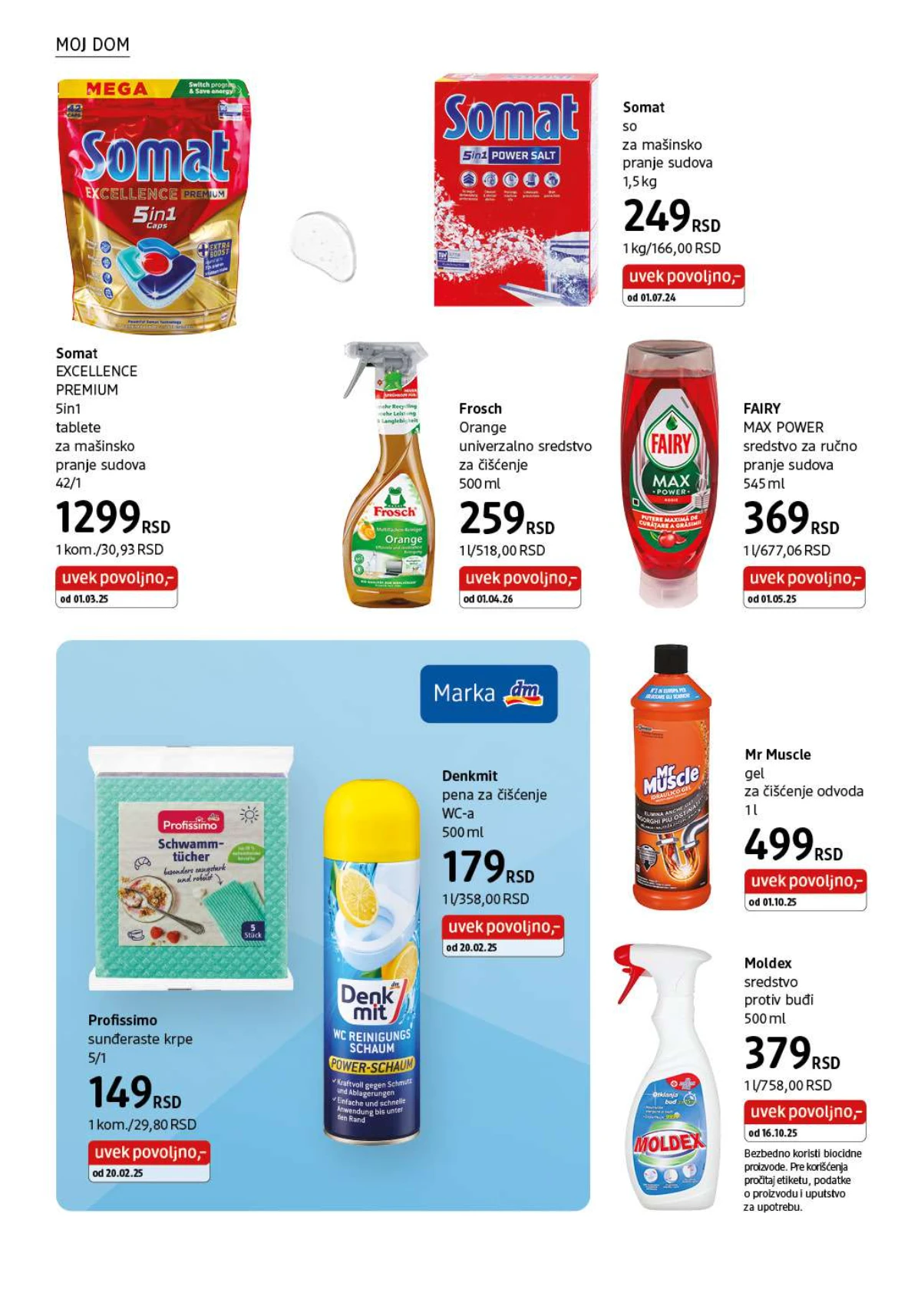 DM katalog akcija strana 38 – važi od 1.8. do 31.8.2026.