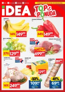 Idea katalog akcija strana 1 – važi od 27.8. do 30.8.2026.