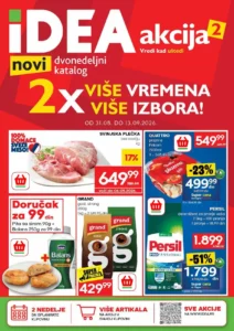 Idea katalog akcija strana 1 – važi od 31.8. do 13.9.2026.