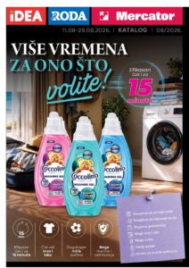 Idea katalog akcija strana 1 – važi od 12.8. do 16.8.2026.