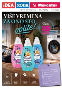 Idea katalog akcija strana 1 – važi od 11.8. do 29.8.2026.