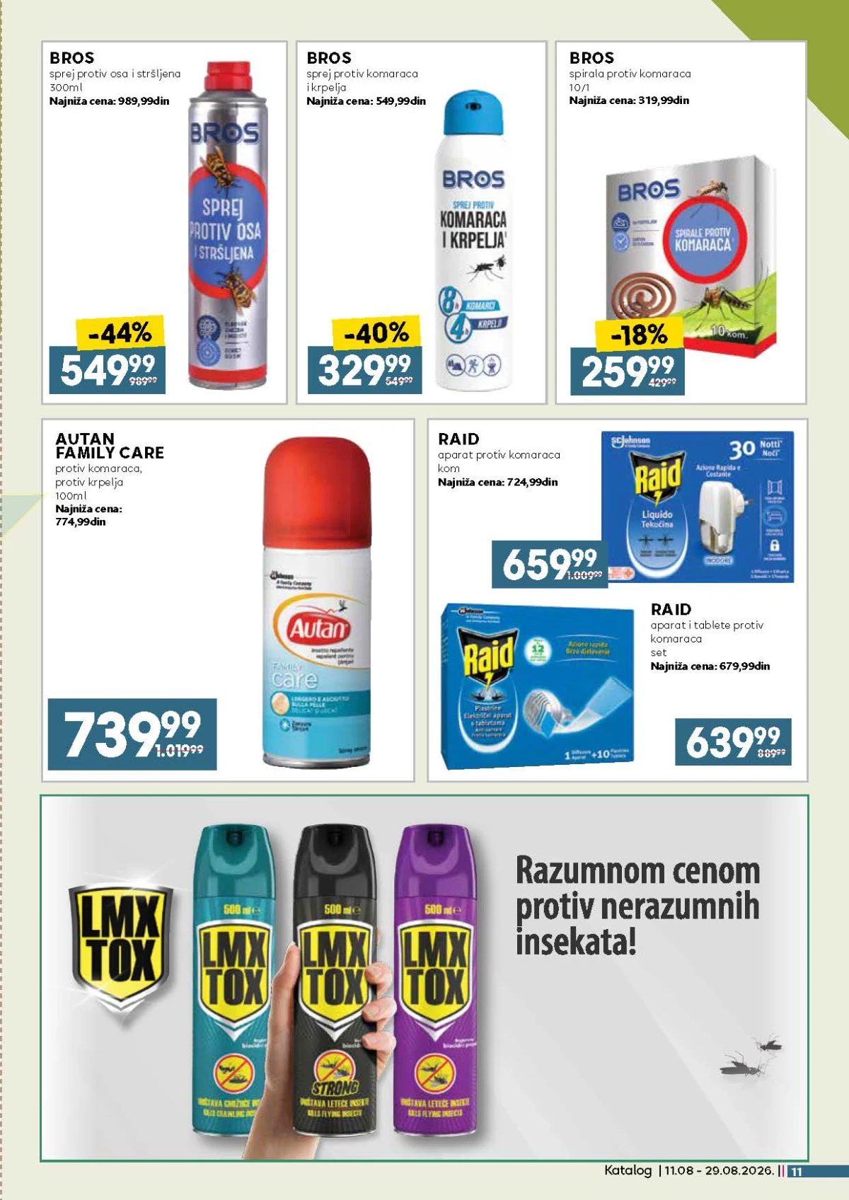 Idea katalog akcija strana 11 – važi od 11.8. do 29.8.2026.