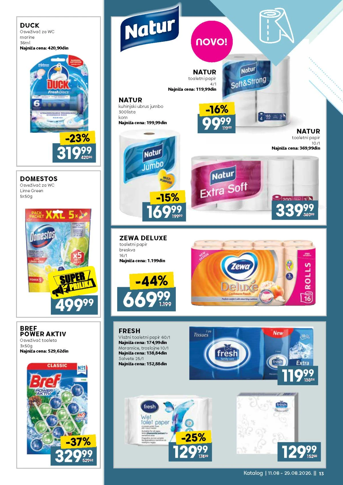 Idea katalog akcija strana 13 – važi od 11.8. do 29.8.2026.