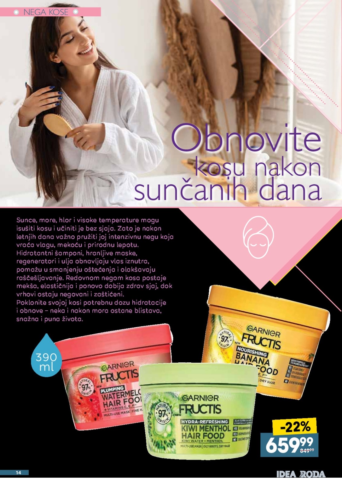 Idea katalog akcija strana 14 – važi od 12.8. do 16.8.2026.