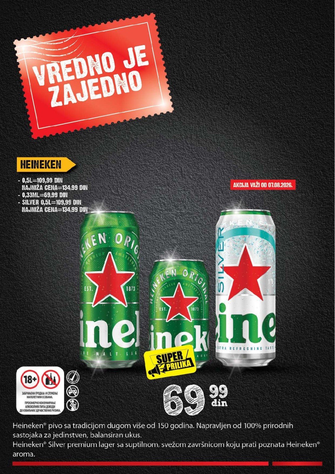 Idea katalog akcija strana 15 – važi od 6.8. do 30.8.2026.