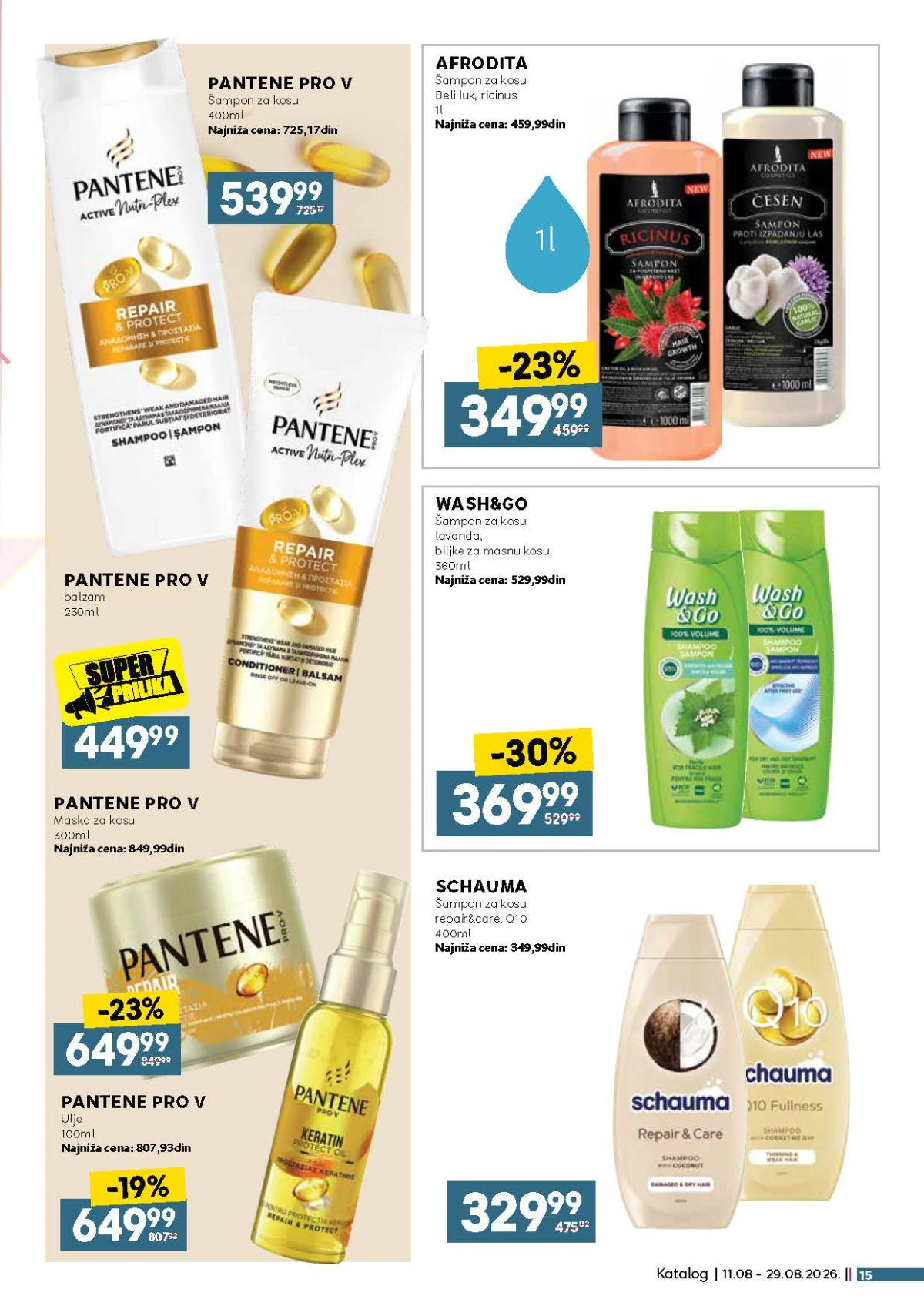 Idea katalog akcija strana 15 – važi od 11.8. do 29.8.2026.
