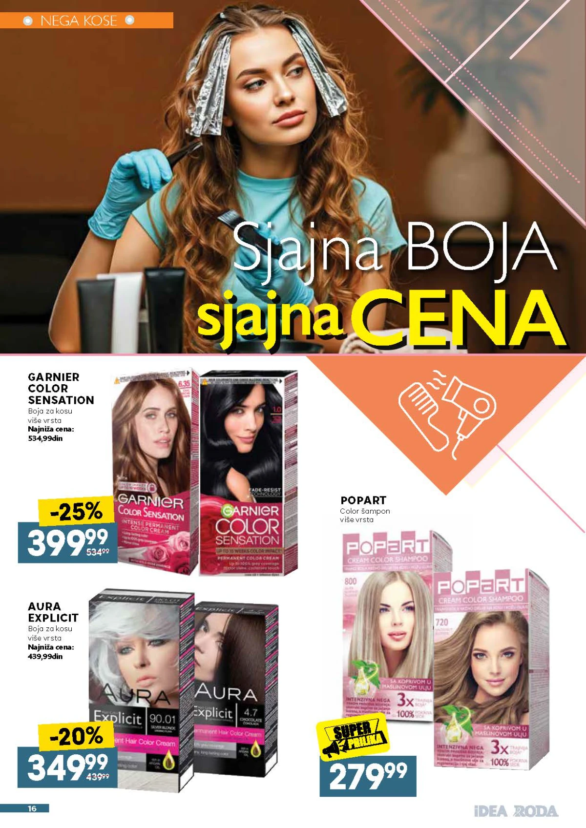 Idea katalog akcija strana 16 – važi od 11.8. do 29.8.2026.