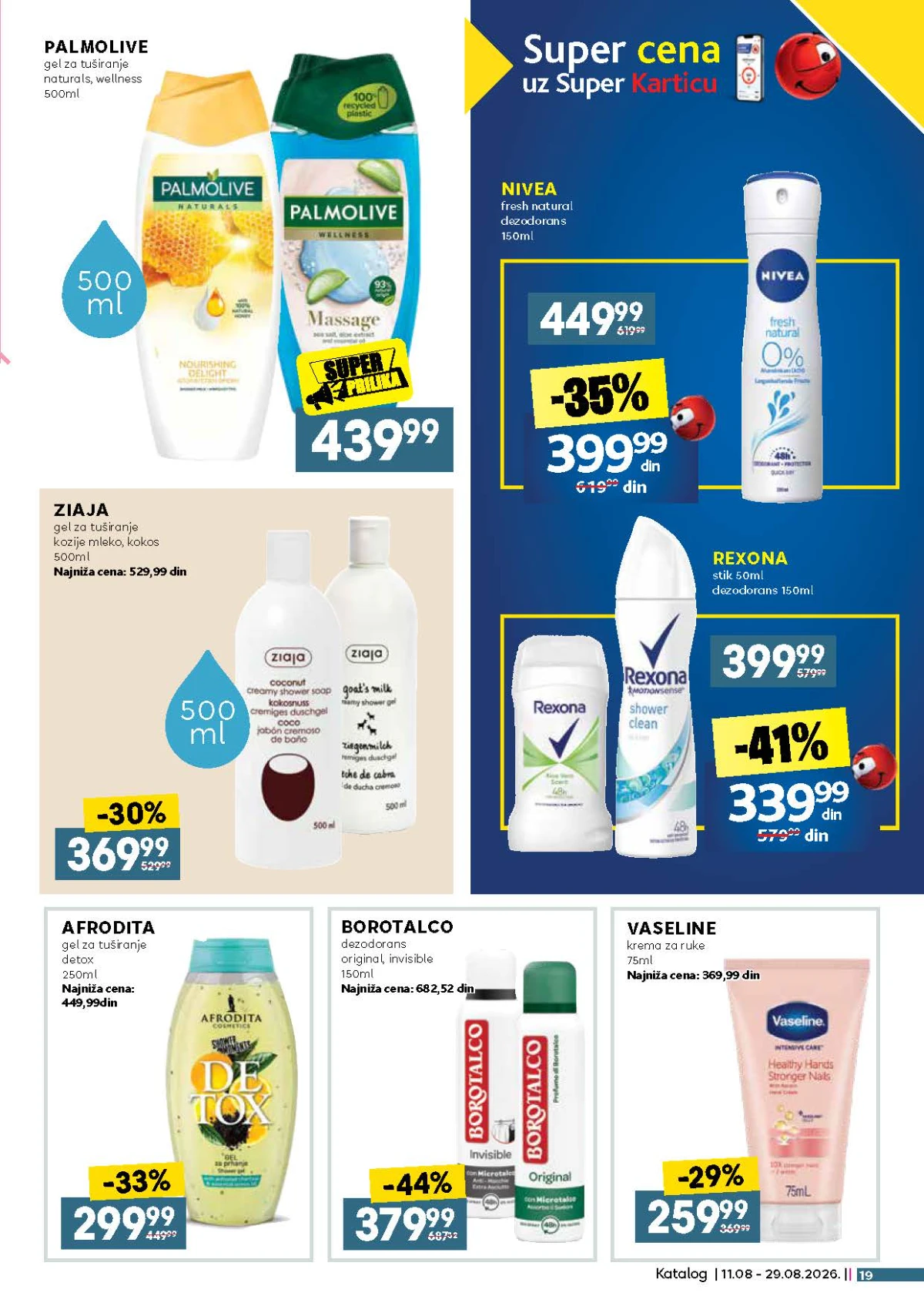 Idea katalog akcija strana 19 – važi od 11.8. do 29.8.2026.