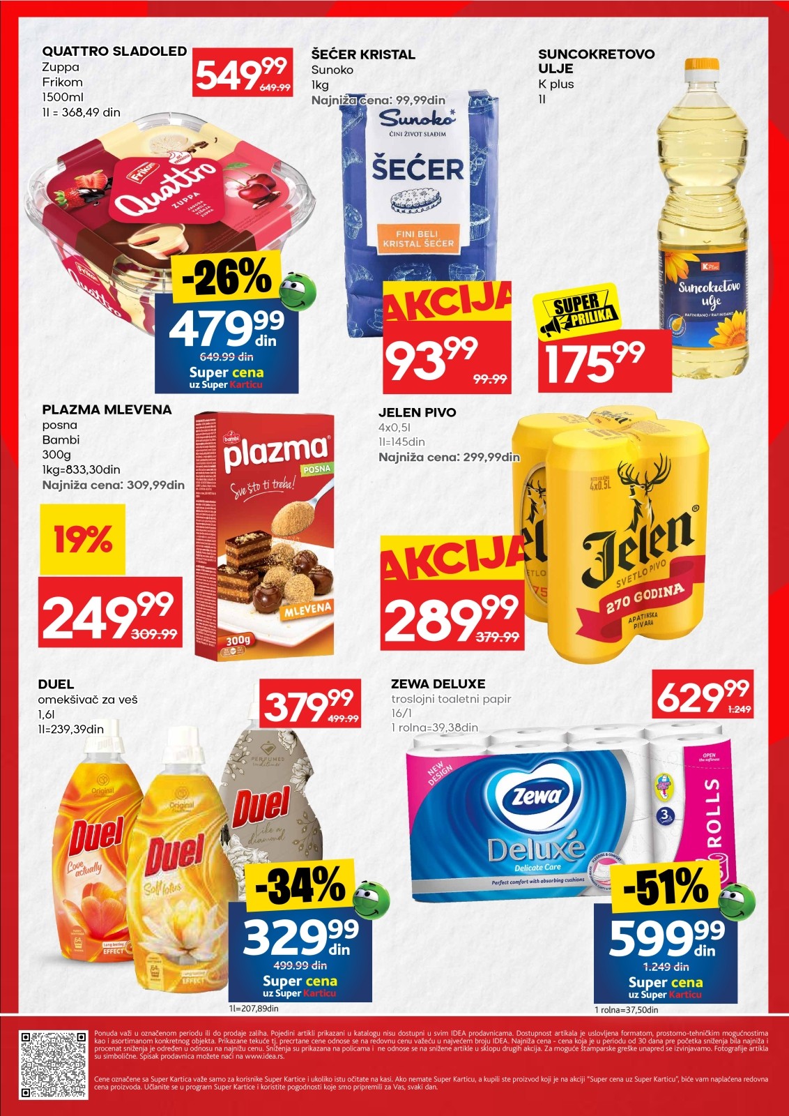 Idea katalog akcija strana 2 – važi od 13.8. do 16.8.2026.