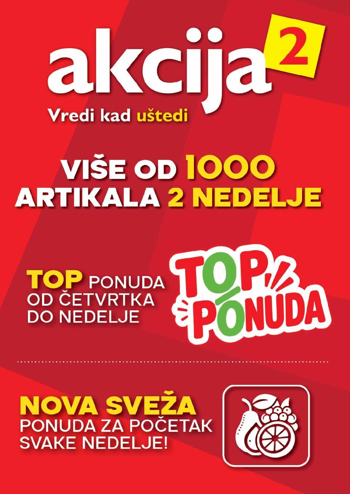 Idea katalog akcija strana 2 – važi od 17.8. do 30.8.2026.