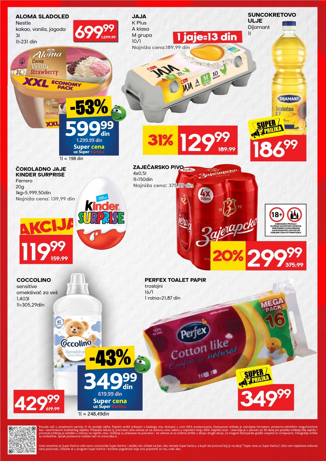 Idea katalog akcija strana 2 – važi od 20.8. do 23.8.2026.