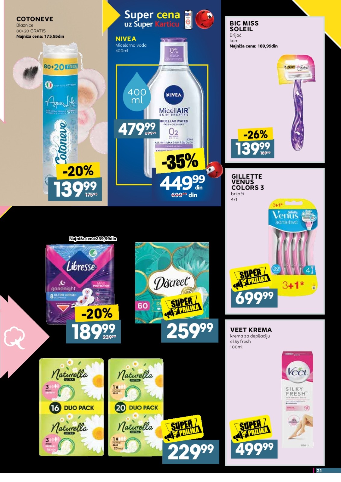 Idea katalog akcija strana 21 – važi od 12.8. do 16.8.2026.
