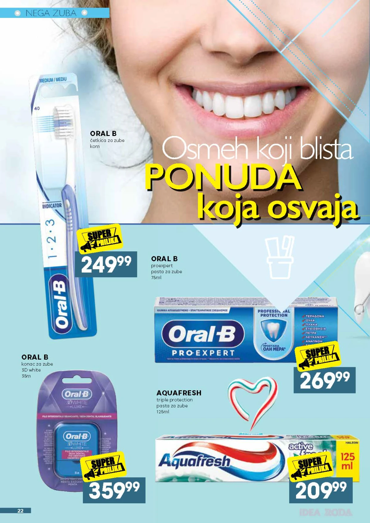 Idea katalog akcija strana 22 – važi od 11.8. do 29.8.2026.