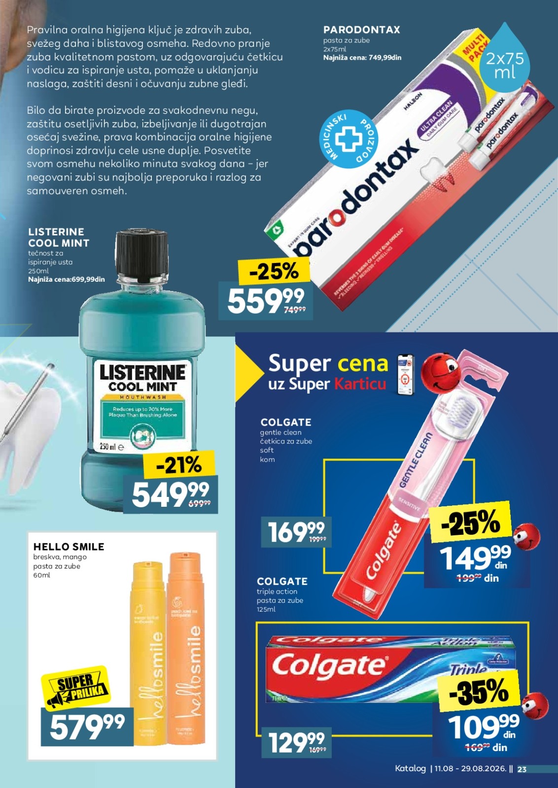 Idea katalog akcija strana 23 – važi od 12.8. do 16.8.2026.
