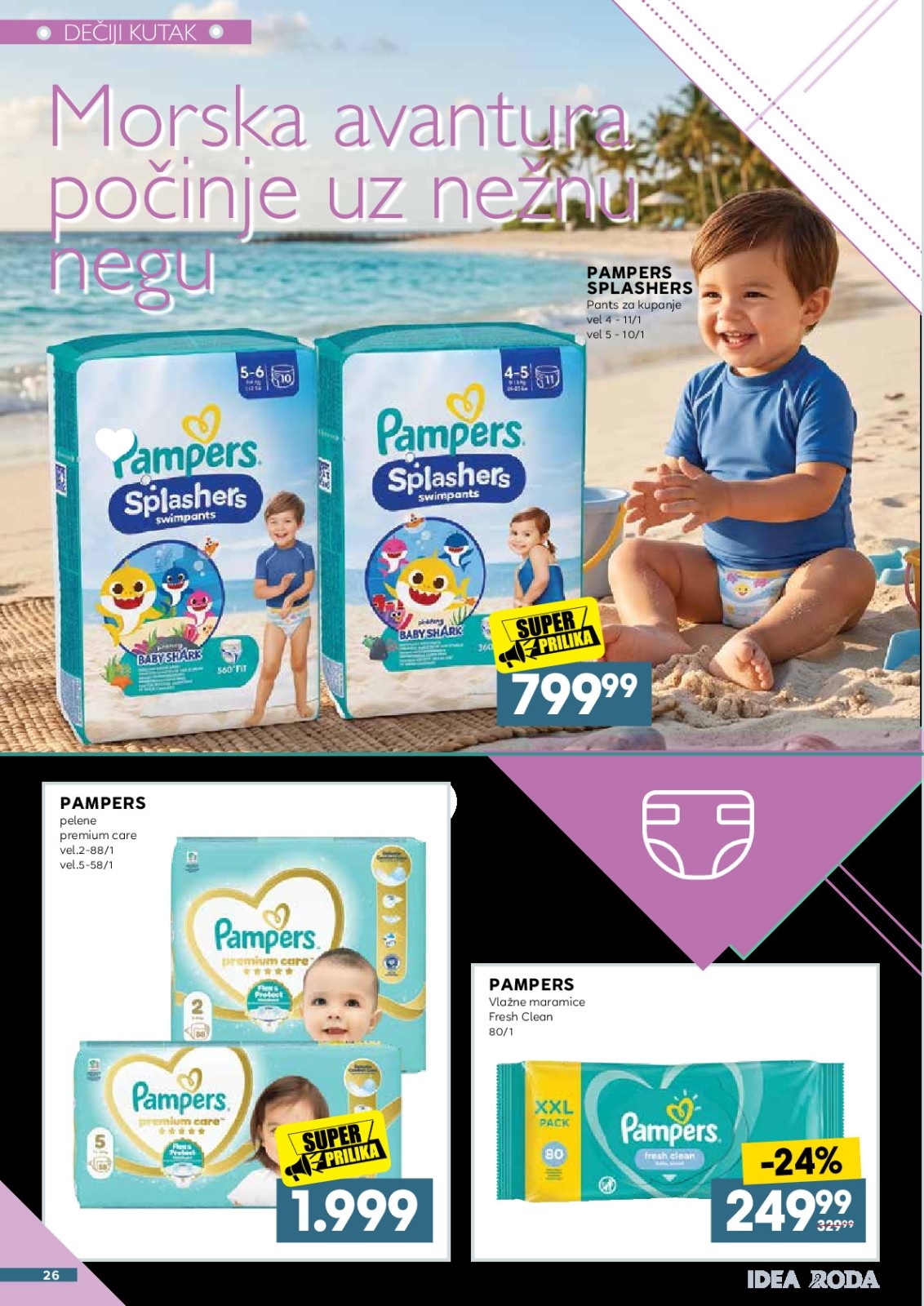 Idea katalog akcija strana 26 – važi od 12.8. do 16.8.2026.
