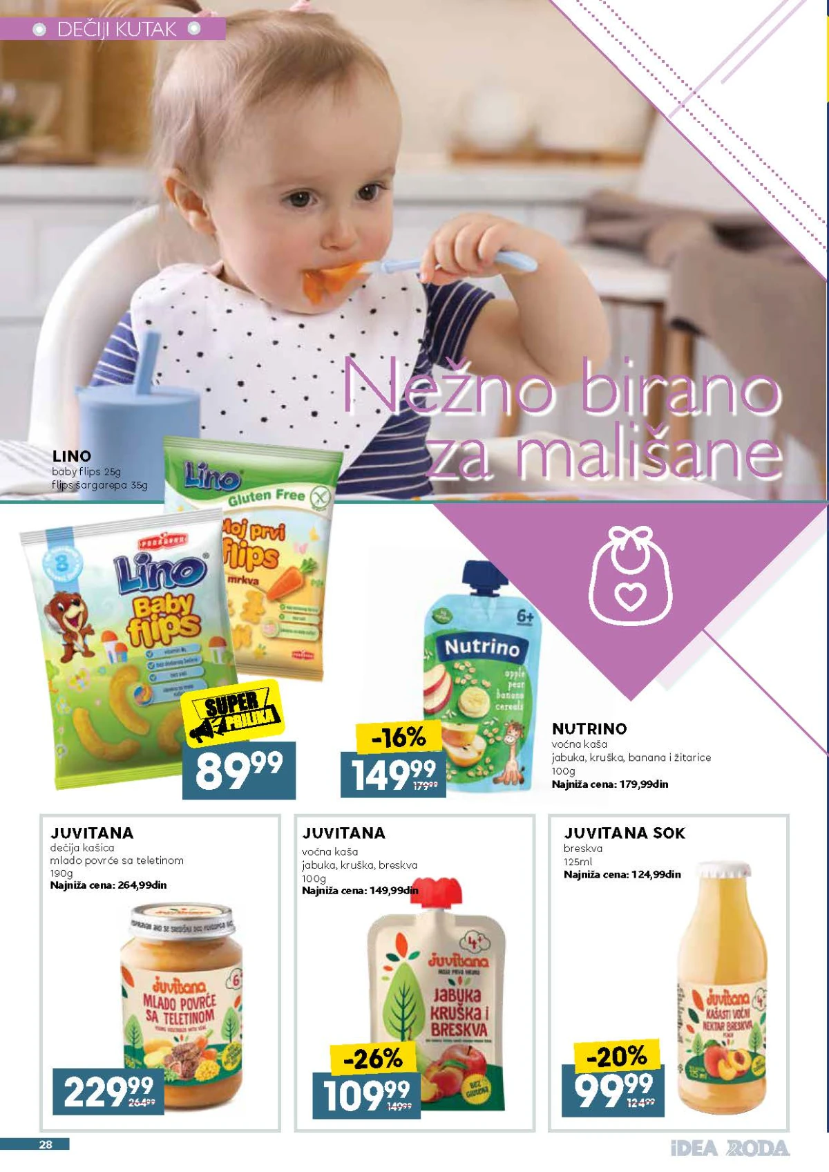 Idea katalog akcija strana 28 – važi od 11.8. do 29.8.2026.