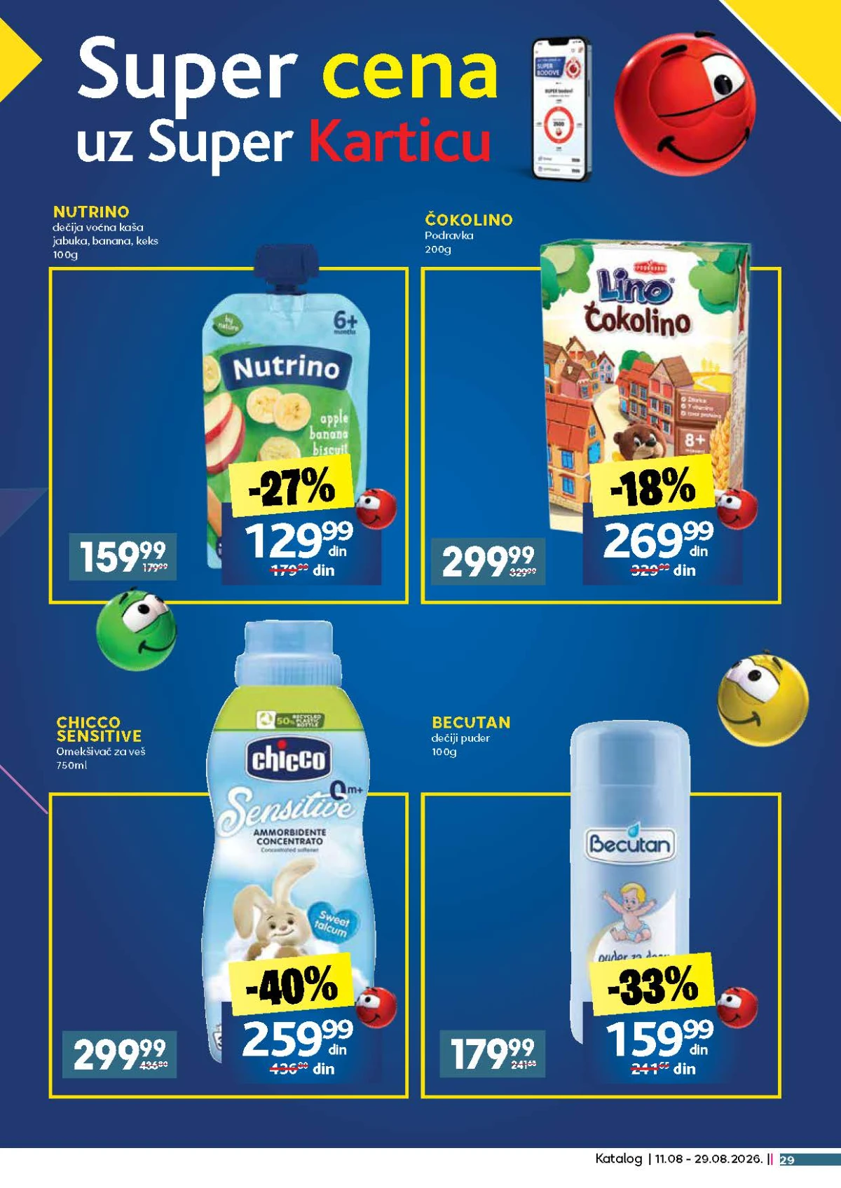 Idea katalog akcija strana 29 – važi od 11.8. do 29.8.2026.