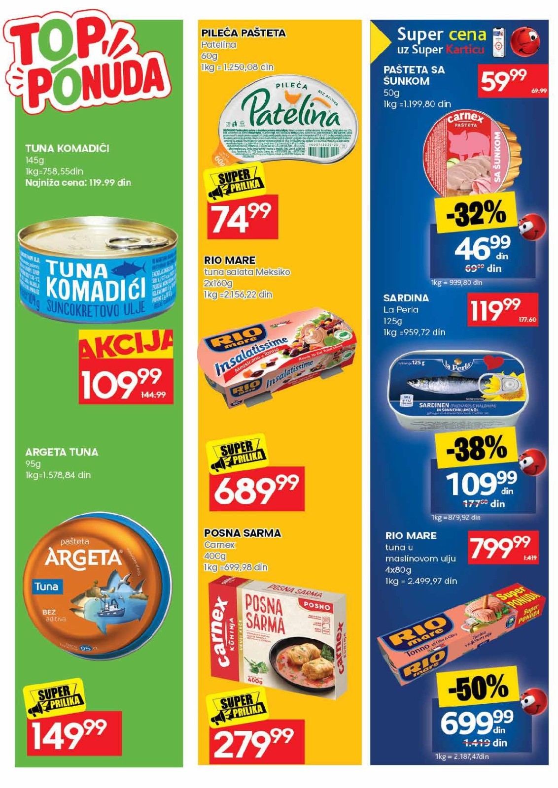 Idea katalog akcija strana 38 – važi od 17.8. do 30.8.2026.