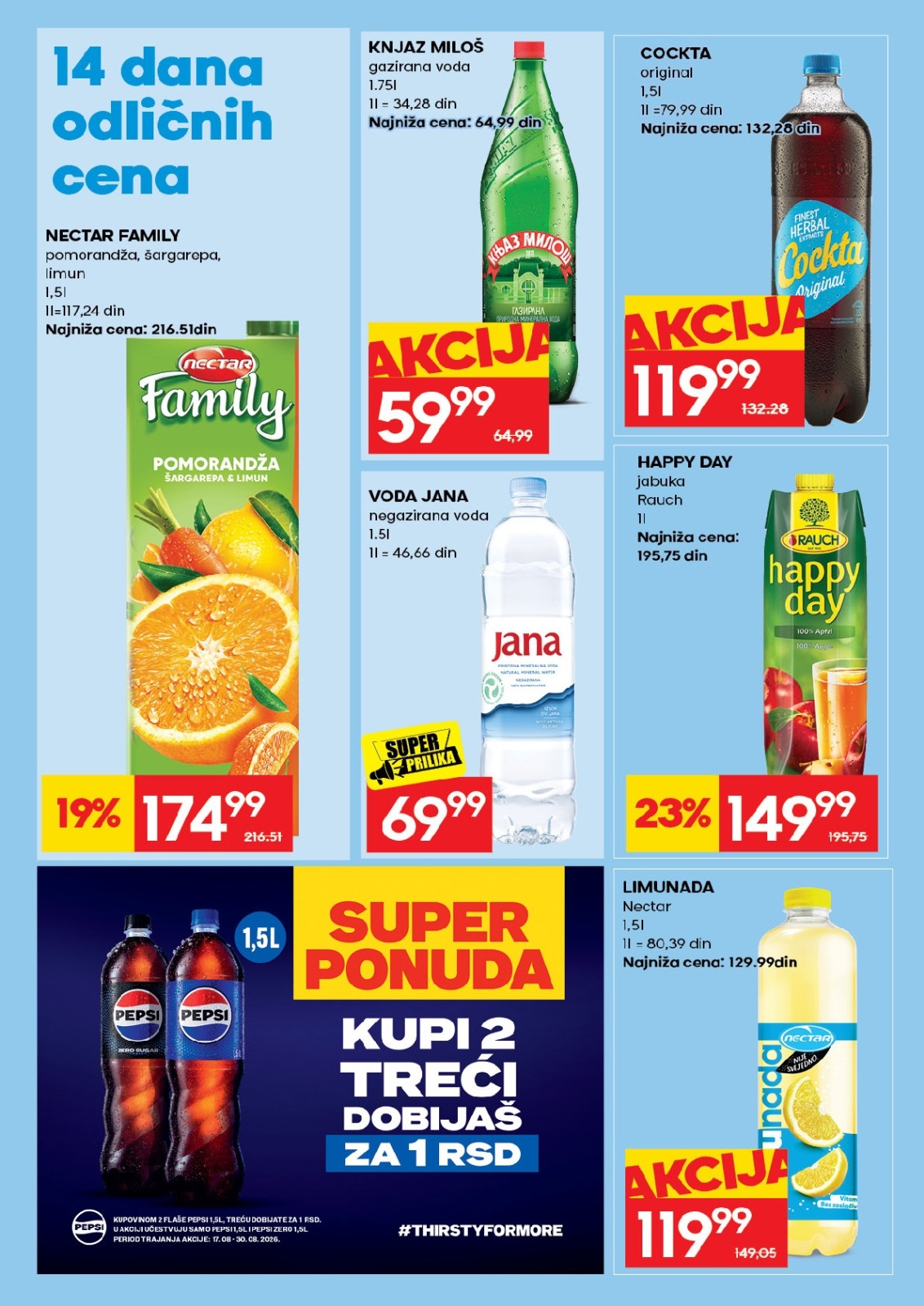 Idea katalog akcija strana 48 – važi od 17.8. do 30.8.2026.