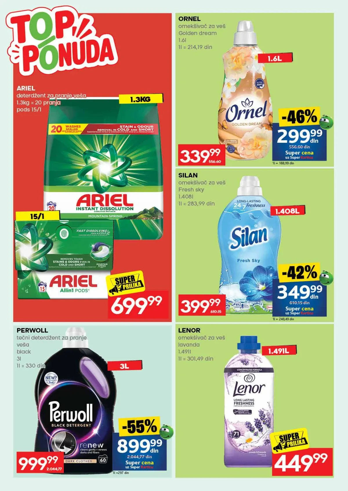 Idea katalog akcija strana 54 – važi od 31.8. do 13.9.2026.