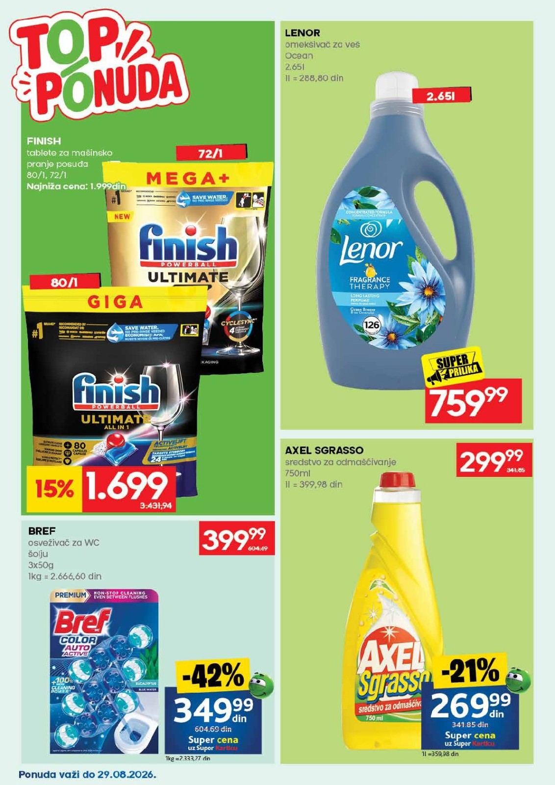 Idea katalog akcija strana 54 – važi od 17.8. do 30.8.2026.
