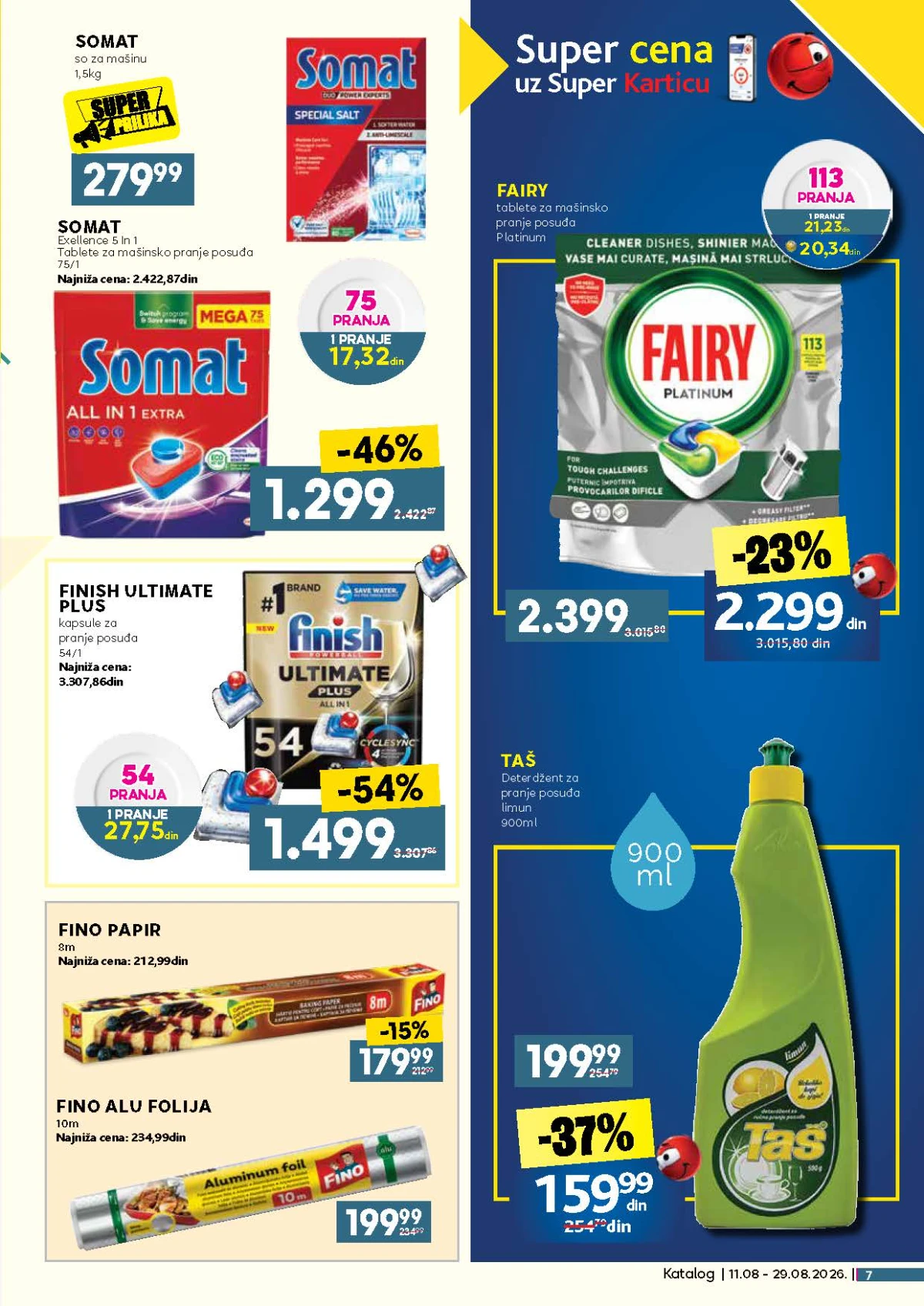 Idea katalog akcija strana 7 – važi od 11.8. do 29.8.2026.