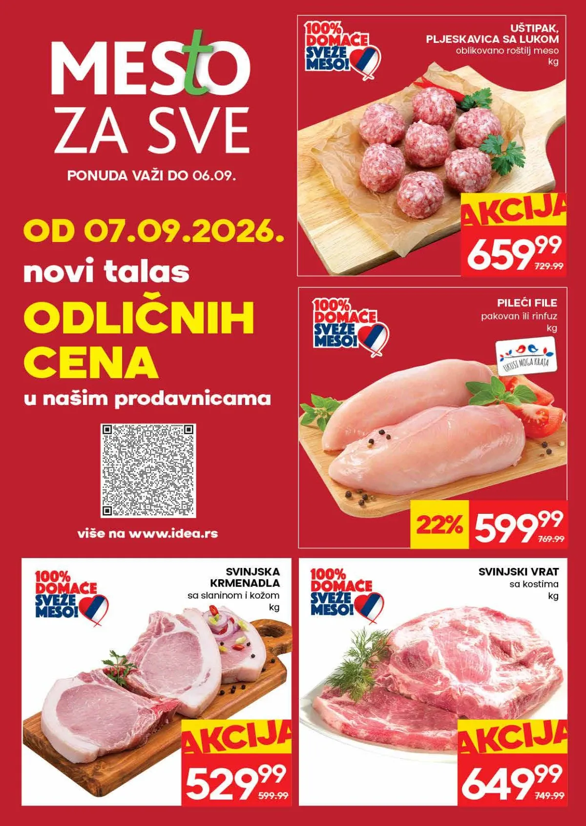 Idea katalog akcija strana 8 – važi od 31.8. do 13.9.2026.