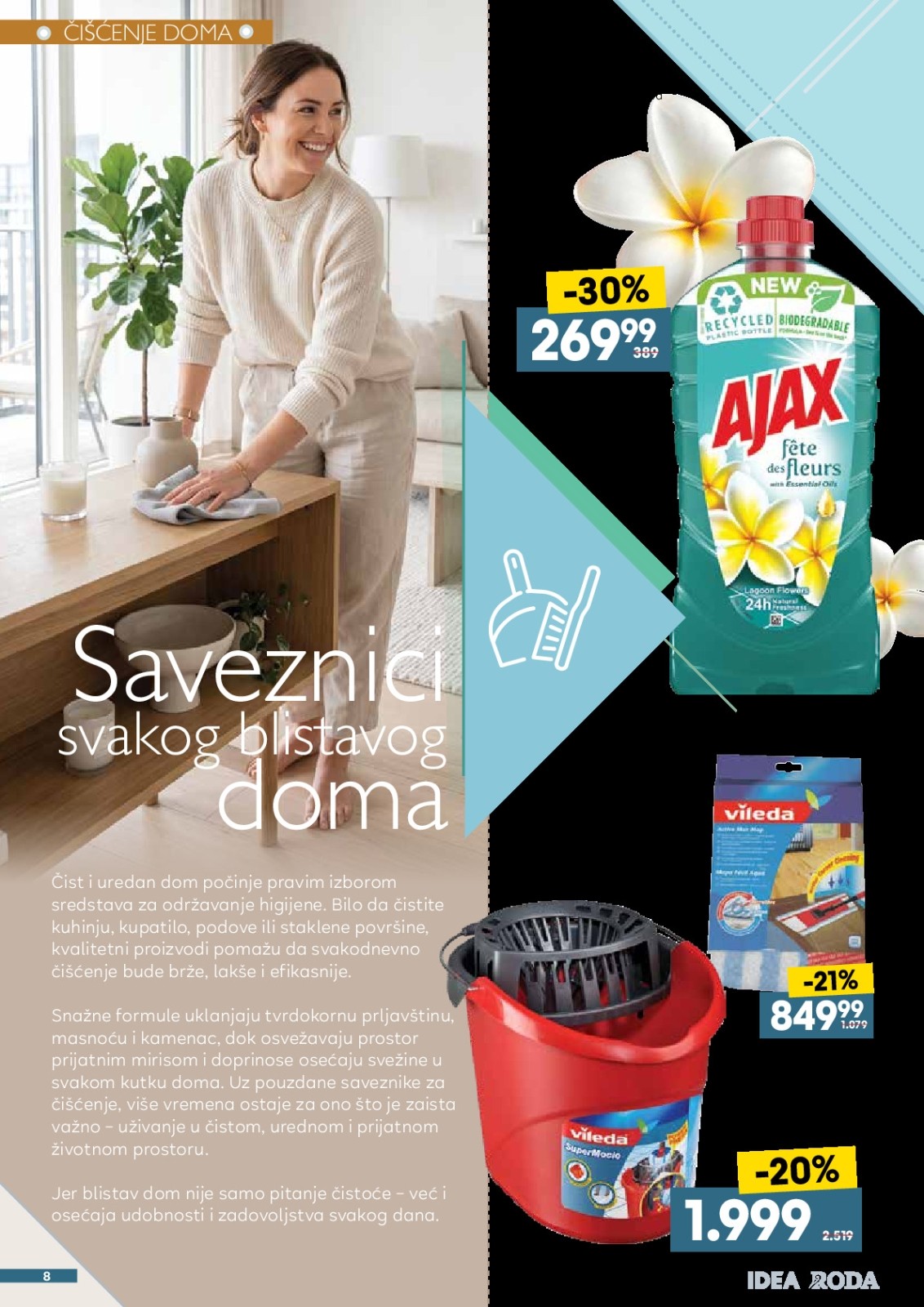 Idea katalog akcija strana 8 – važi od 12.8. do 16.8.2026.