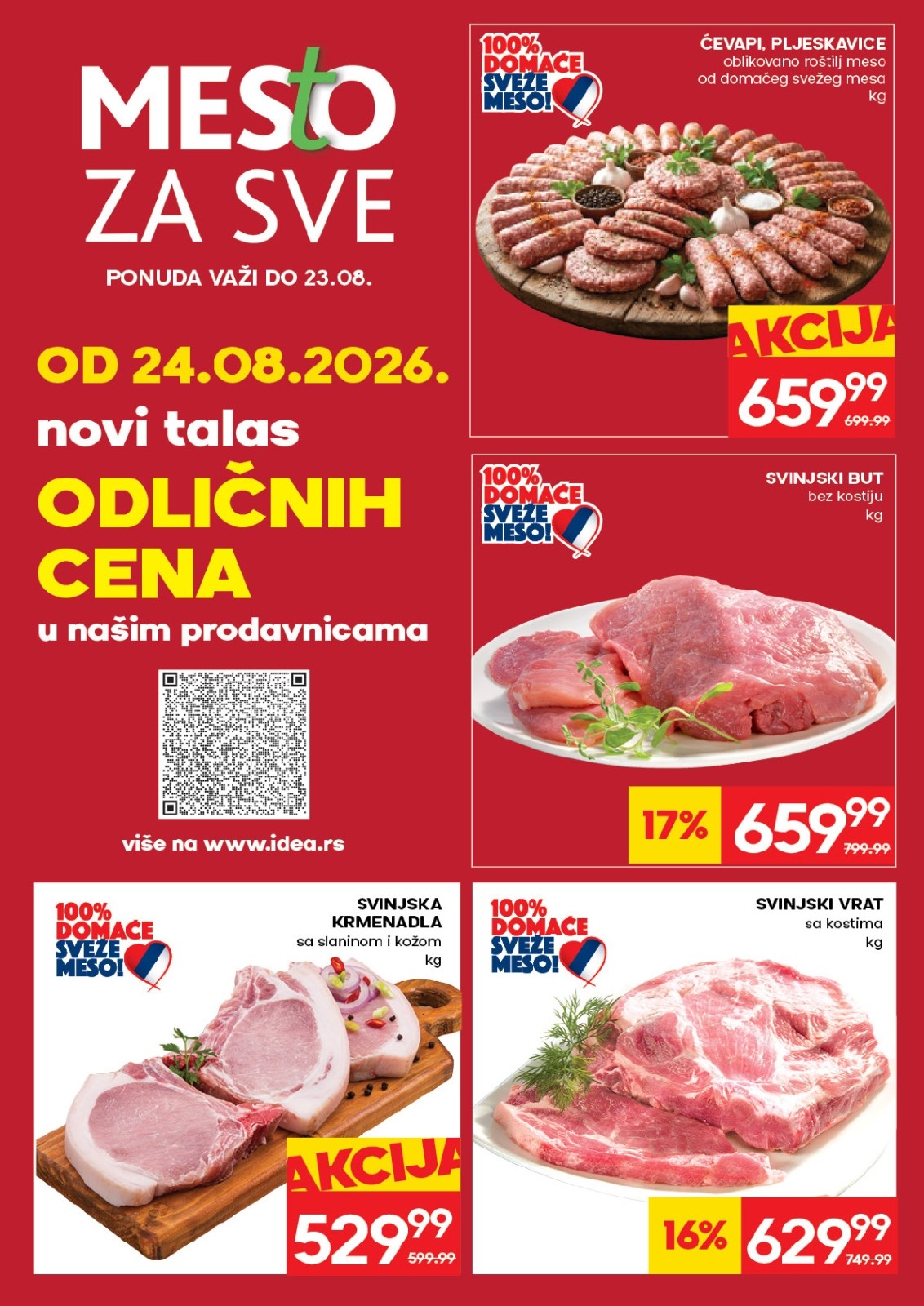 Idea katalog akcija strana 8 – važi od 17.8. do 30.8.2026.