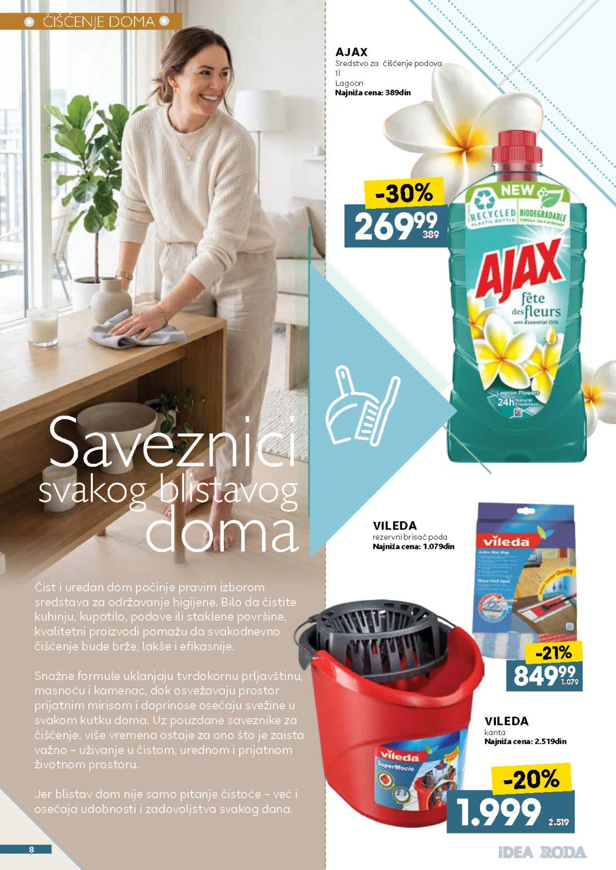 Idea katalog akcija strana 8 – važi od 11.8. do 29.8.2026.