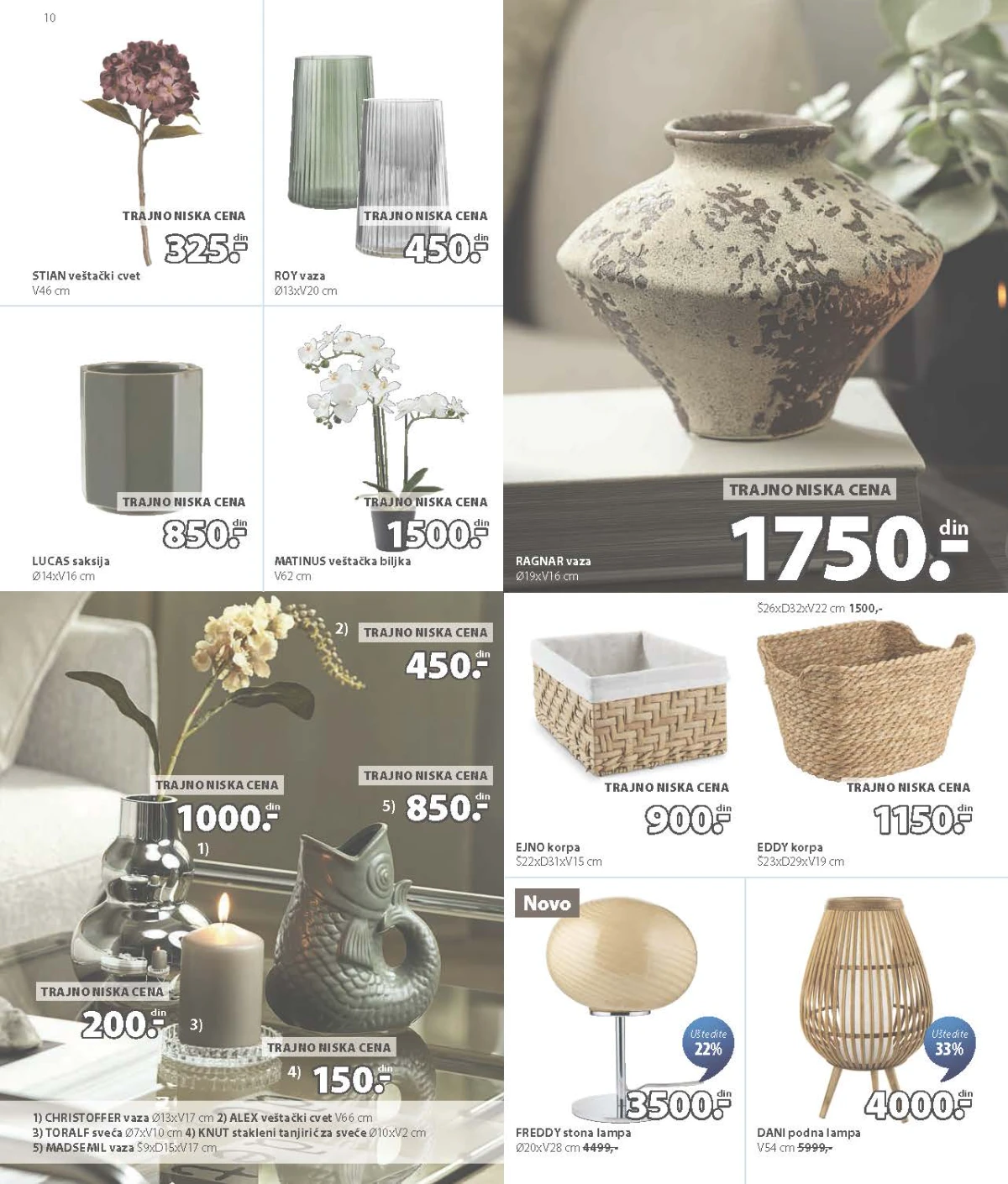 JYSK katalog akcija strana 10 – važi od 12.8. do 1.9.2026.