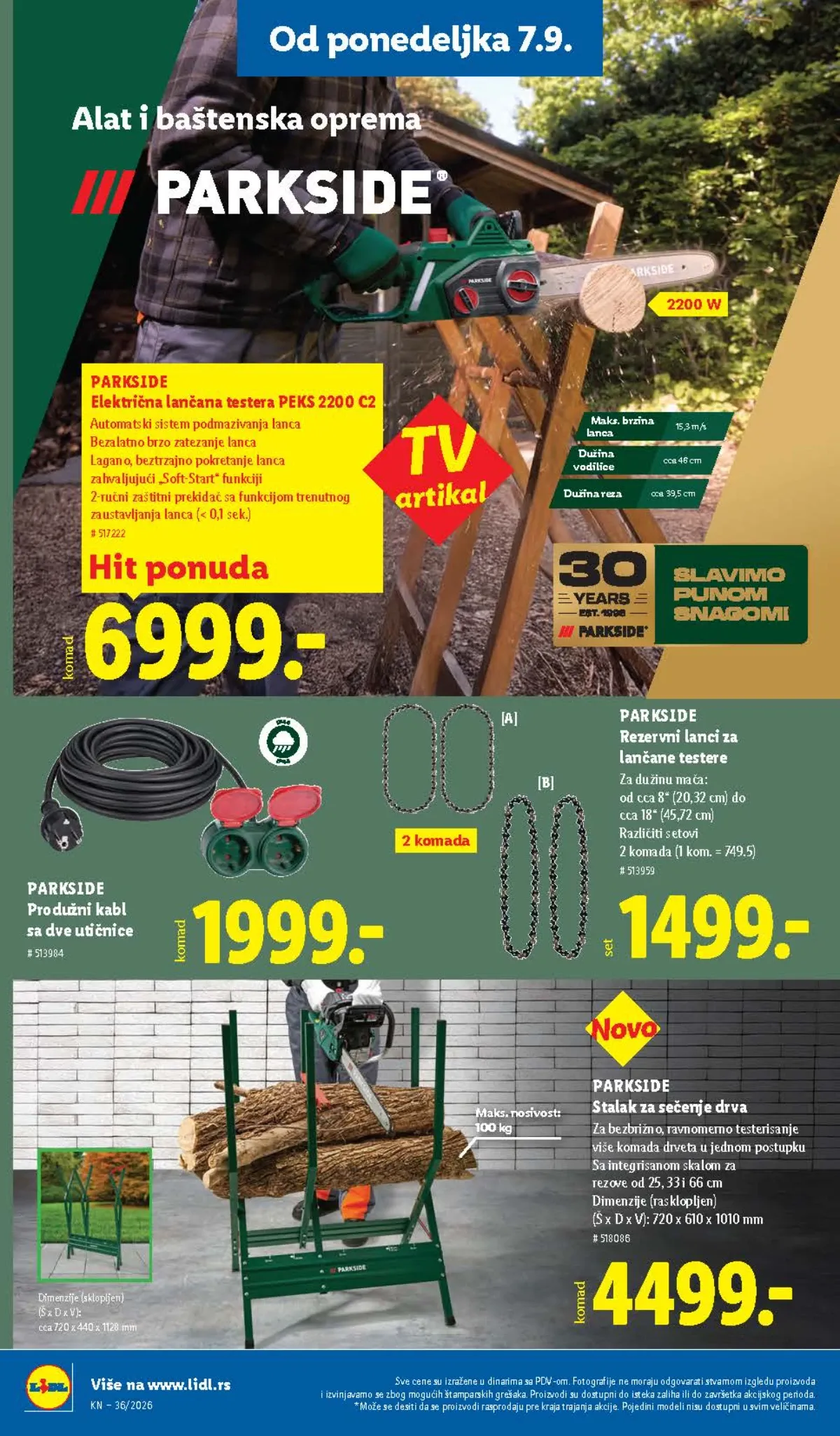 Lidl katalog akcija strana 102 – važi od 3.9. do 9.9.2026.