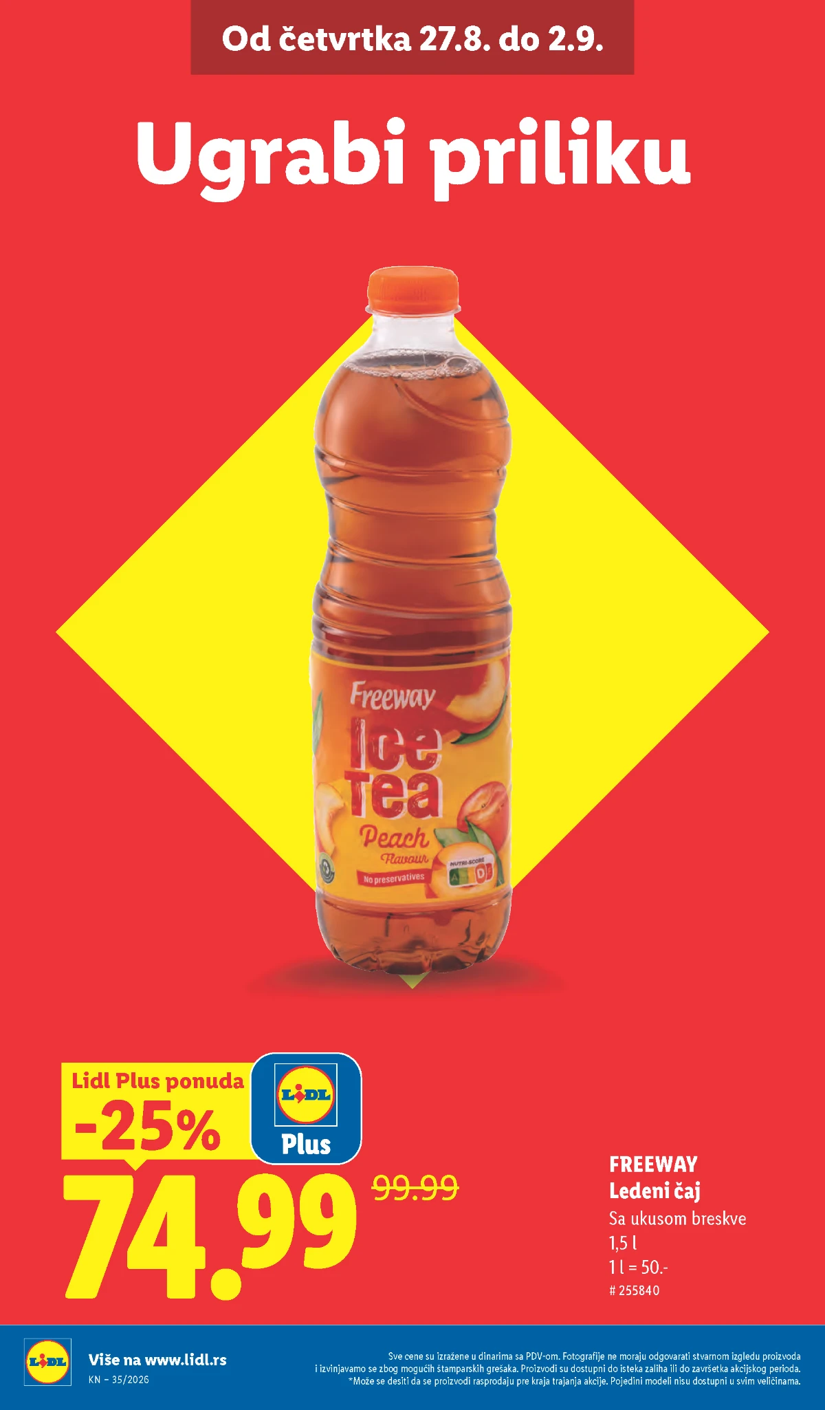 Lidl katalog akcija strana 12 – važi od 31.8. do 2.9.2026.