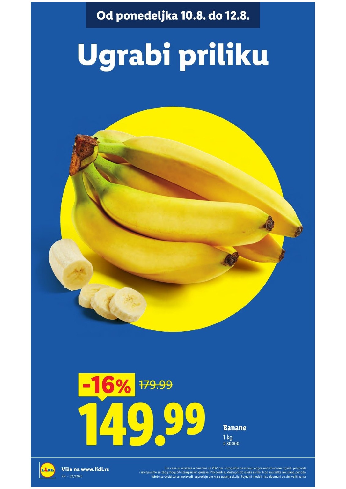 Lidl katalog akcija strana 12 – važi od 6.8. do 12.8.2026.