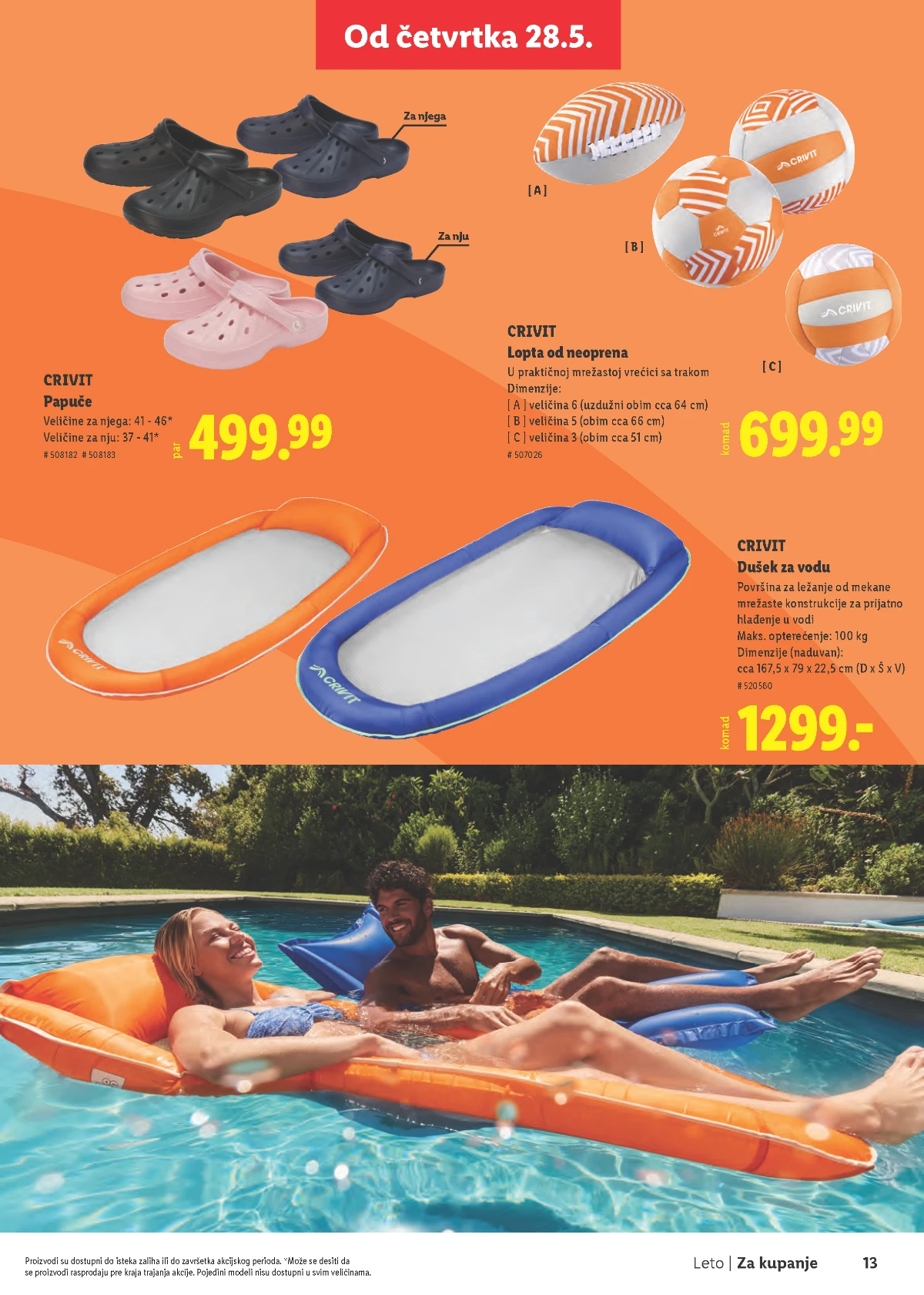 Lidl katalog akcija strana 13 – važi od 28.5. do 2.9.2026.
