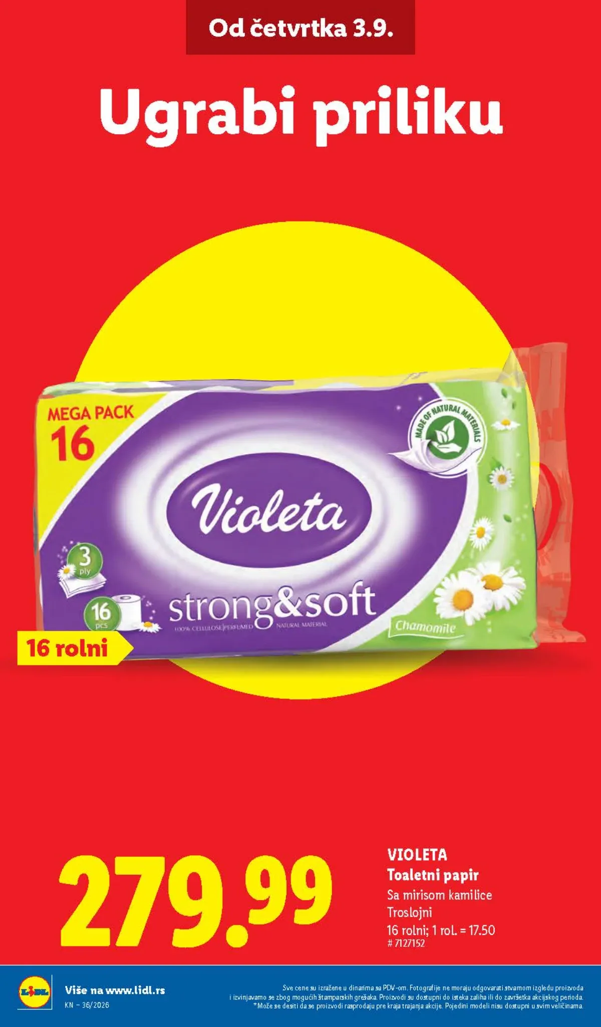 Lidl katalog akcija strana 14 – važi od 3.9. do 9.9.2026.