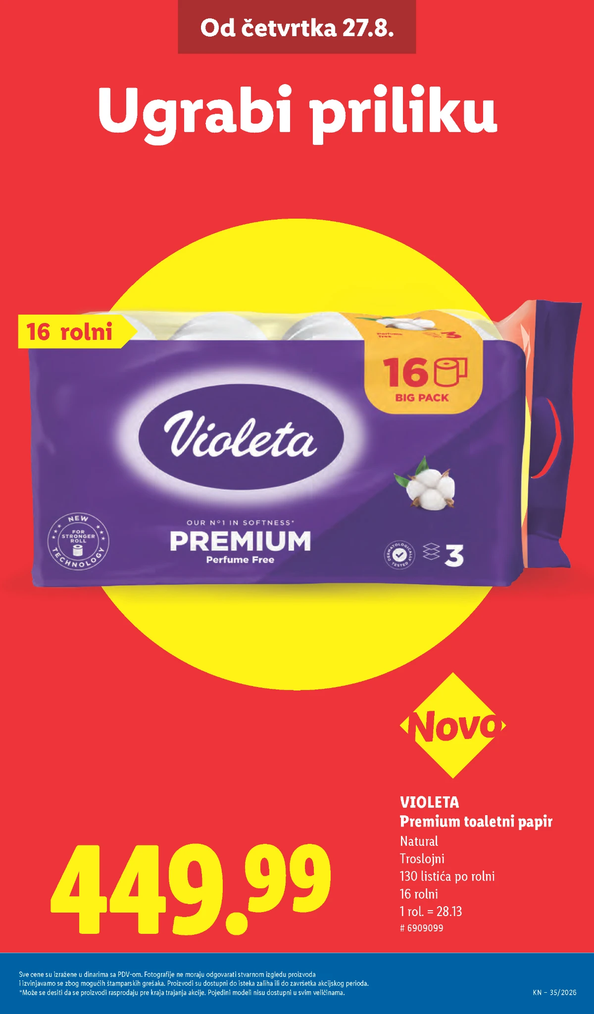 Lidl katalog akcija strana 15 – važi od 27.8. do 2.9.2026.