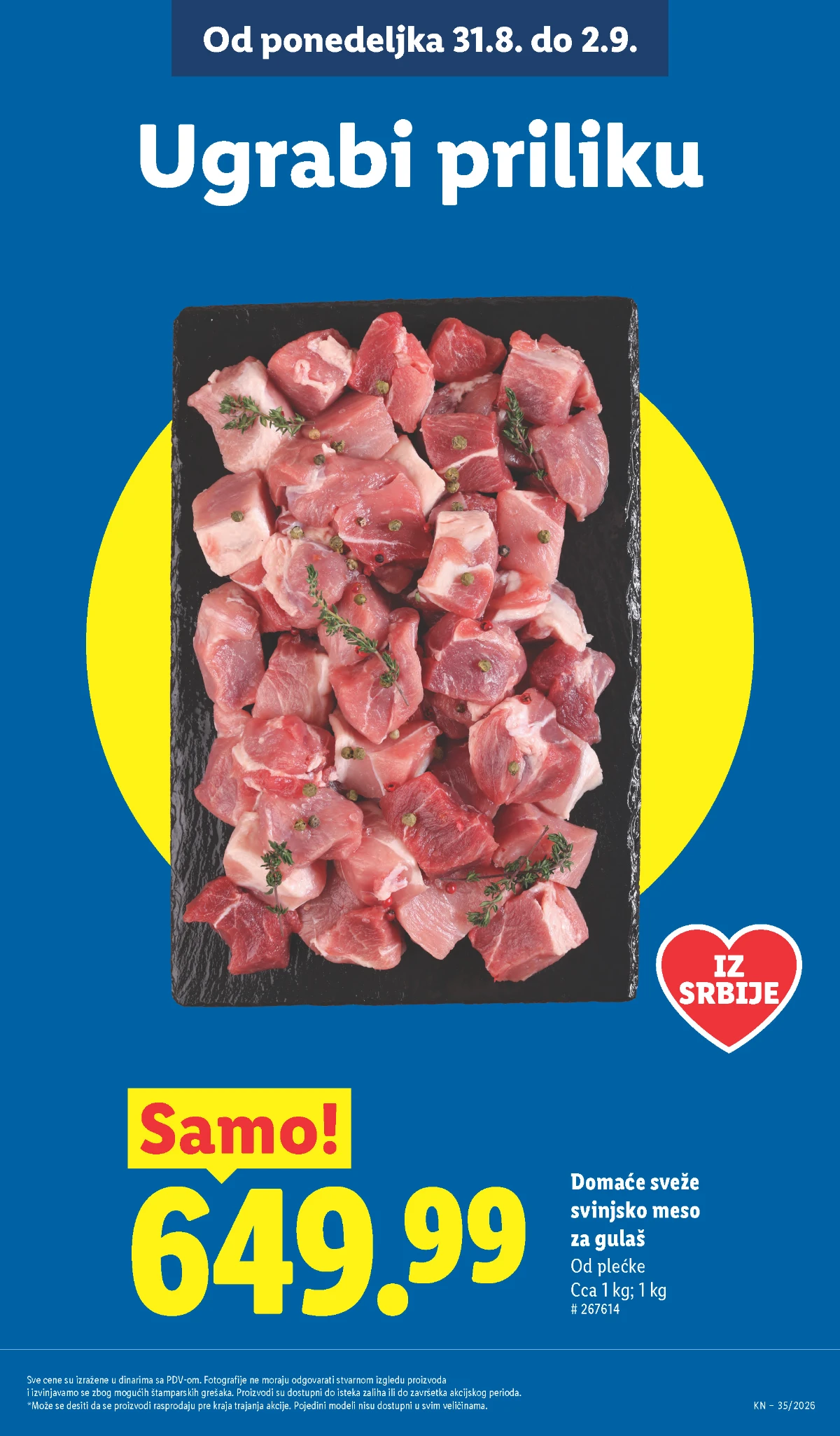 Lidl katalog akcija strana 17 – važi od 31.8. do 2.9.2026.