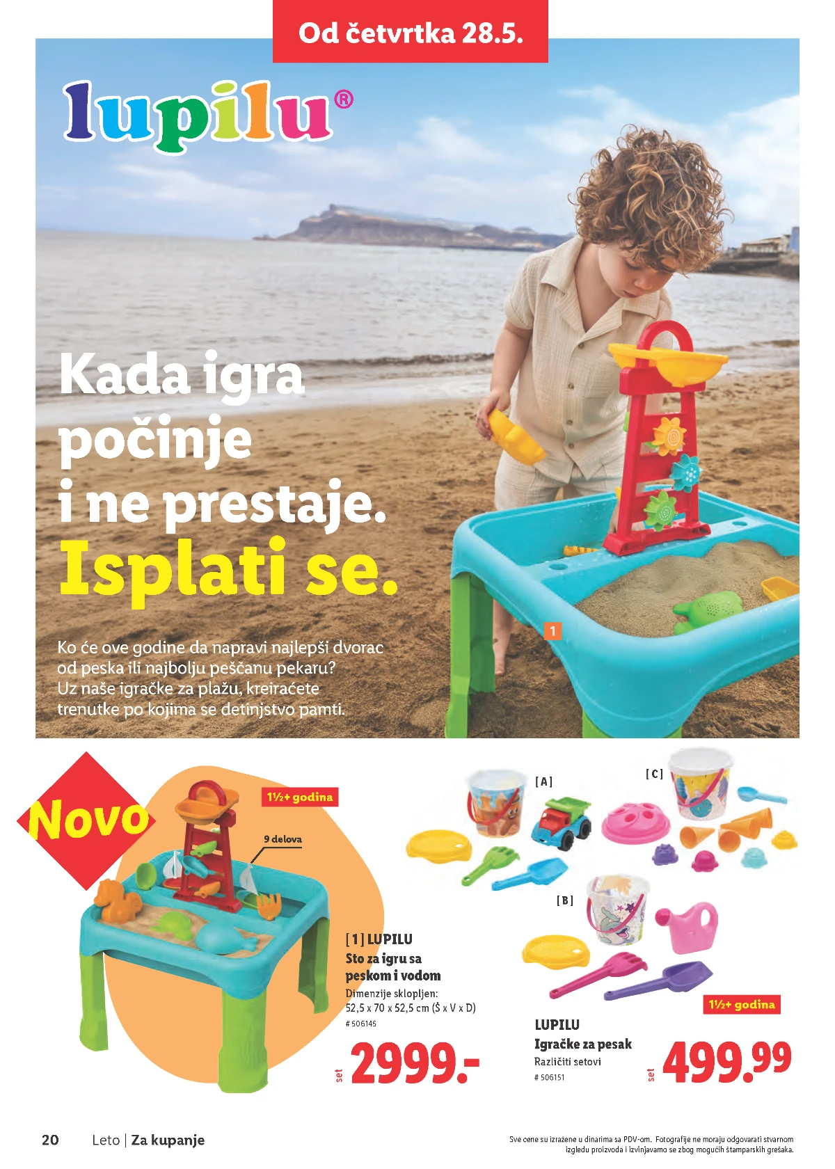 Lidl katalog akcija strana 20 – važi od 28.5. do 2.9.2026.