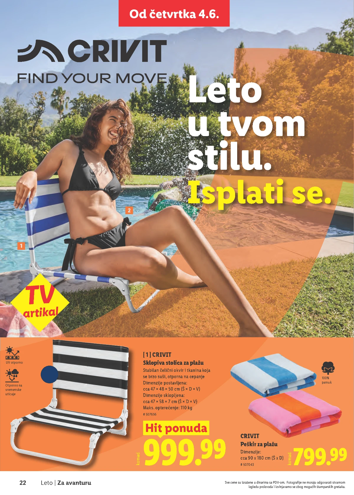 Lidl katalog akcija strana 22 – važi od 28.5. do 2.9.2026.