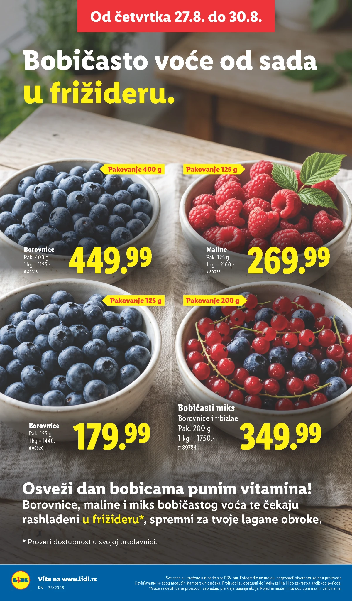 Lidl katalog akcija strana 22 – važi od 31.8. do 2.9.2026.