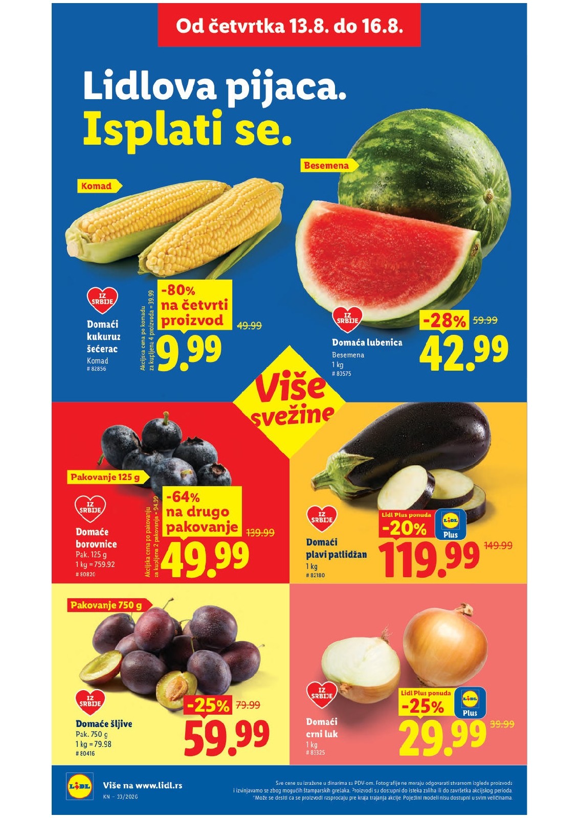 Lidl katalog akcija strana 22 – važi od 13.8. do 16.8.2026.