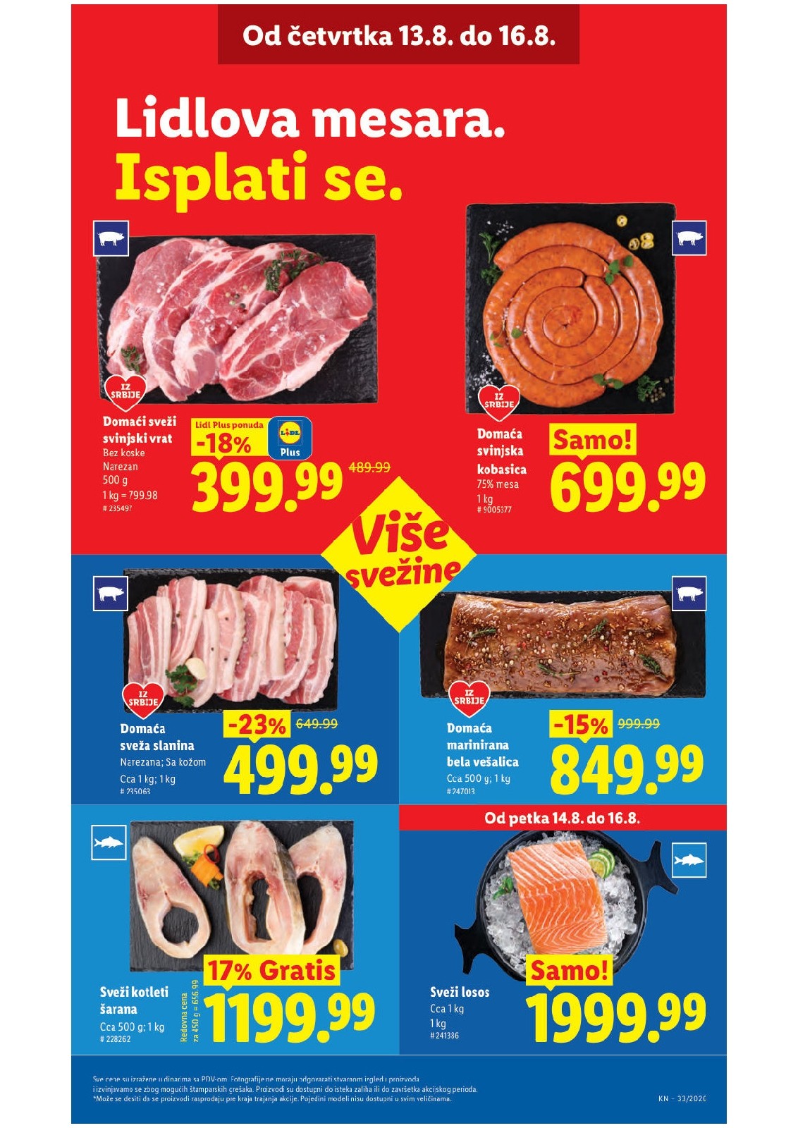 Lidl katalog akcija strana 23 – važi od 13.8. do 16.8.2026.