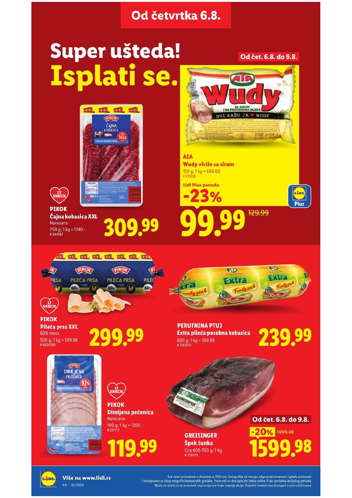 Lidl katalog akcija strana 24 – važi od 6.8. do 12.8.2026.